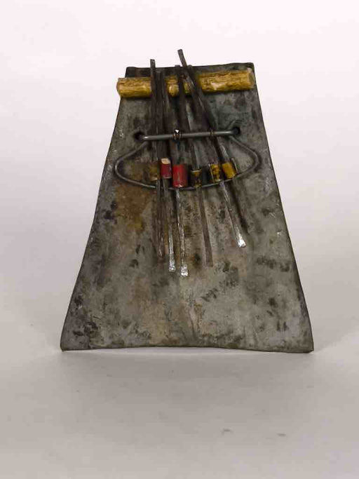 Small Vintage-looking Kalimba Thumb Piano from Kenya