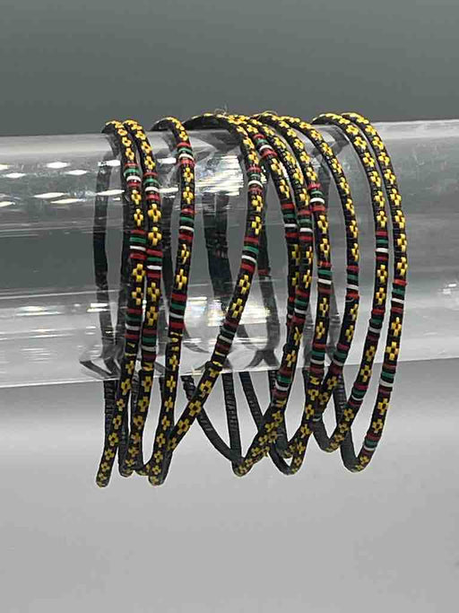 Narrowest Finest Design Recycled Plastic Bracelet - Yellow