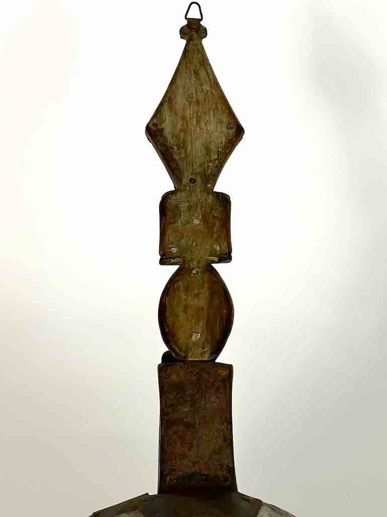 Traditional Vintage Wood & Metal Ceremonial Tuareg Ladle
