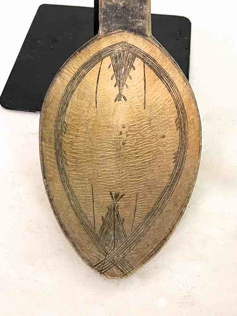 Large Traditional Vintage Wood Ceremonial Tuareg Spoon