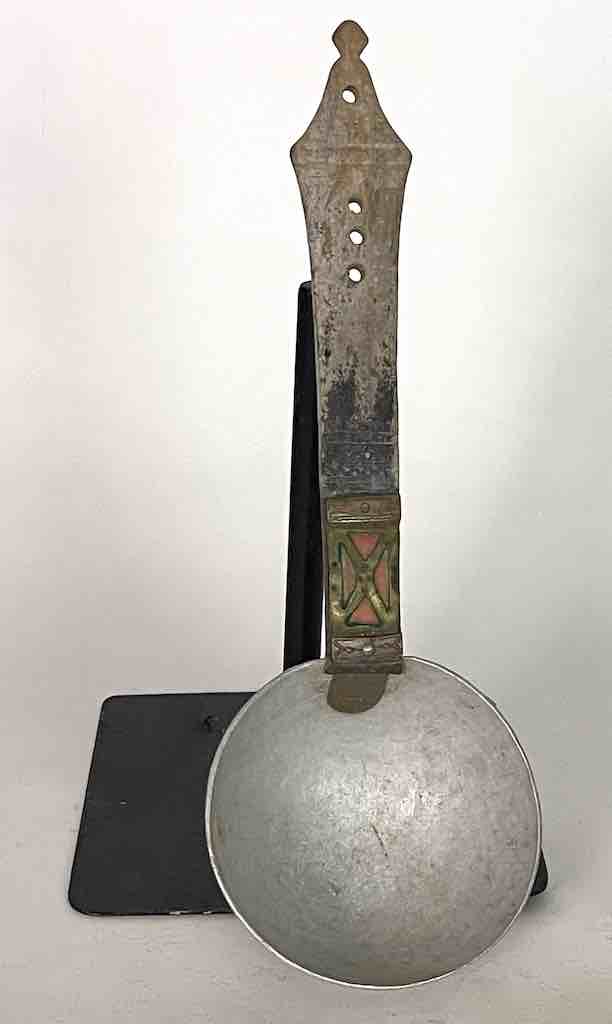 Traditional Vintage Aluminum Decorated Ceremonial Tuareg Spoon