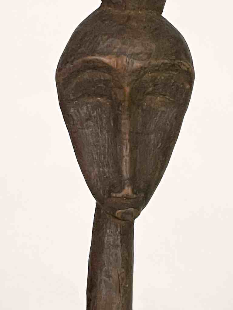 Traditional Vintage Wooden Ceremonial Dan Tribal Mask Spoon
