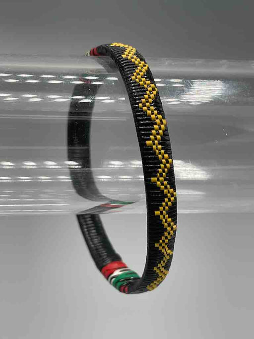 Narrow Finest Design Recycled Plastic Bracelet - Yellow