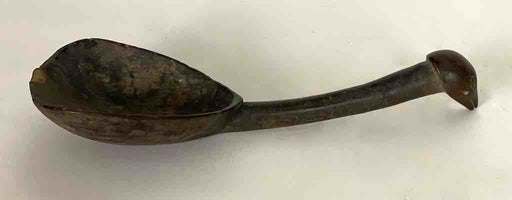 Traditional Vintage Wooden Ceremonial Bird Head Baule Spoon