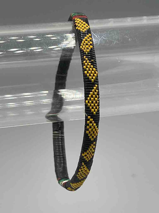 Narrow Finest Design Recycled Plastic Bracelet - Yellow