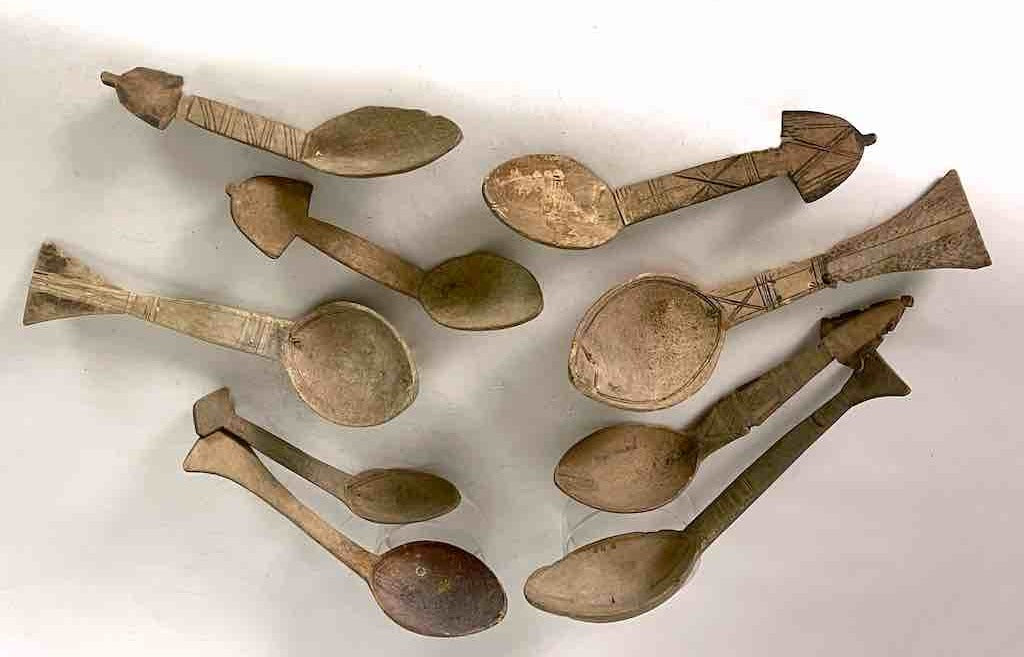 Small Traditional Vintage Wood Utility Tuareg Spoon