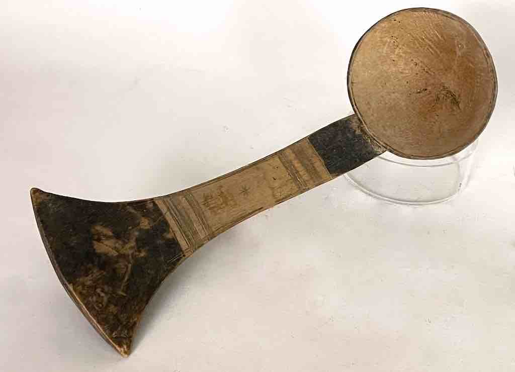 Traditional Vintage Wooden Utility Tuareg Ladle