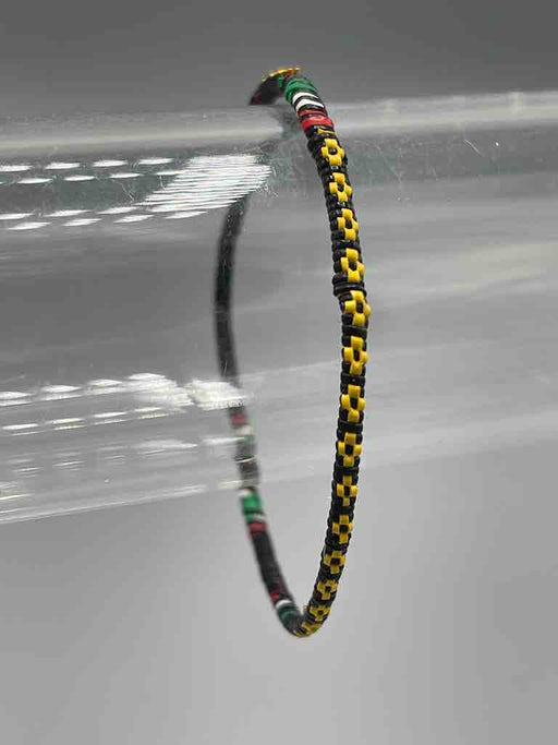 Narrowest Finest Design Recycled Plastic Bracelet - Yellow