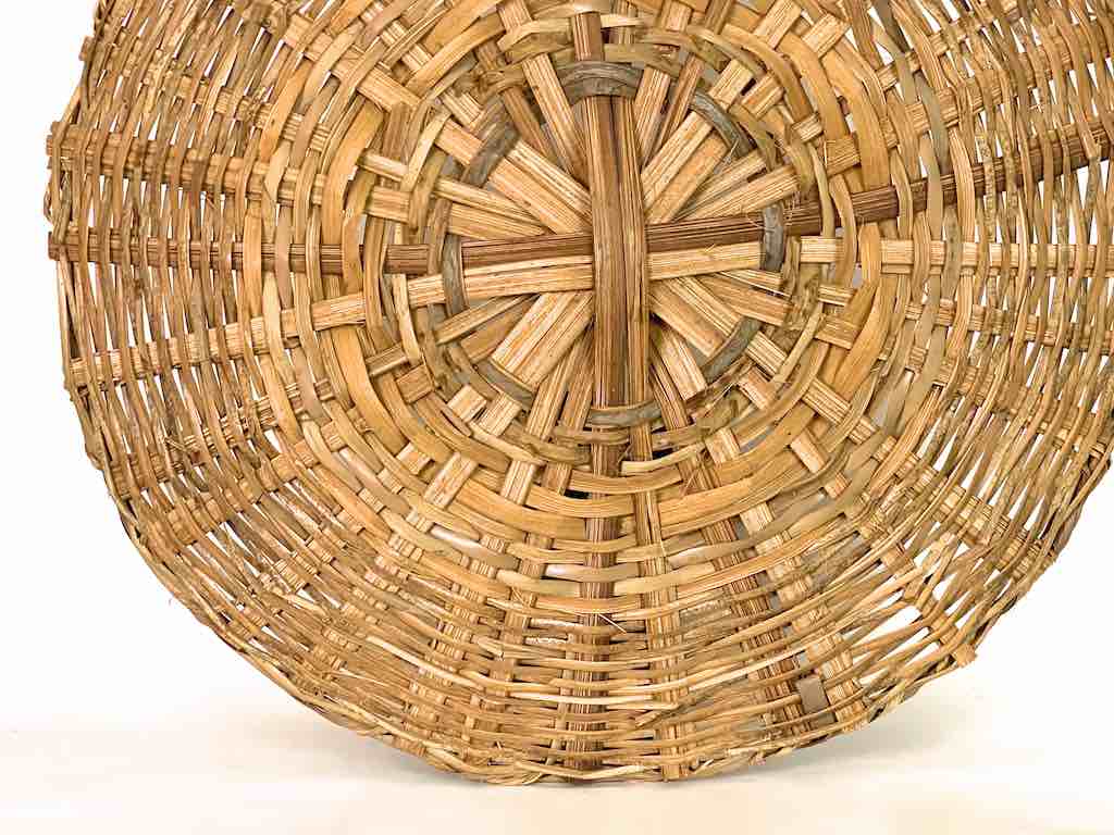 XL Woven Palm Frond Basket Tray/Disk
