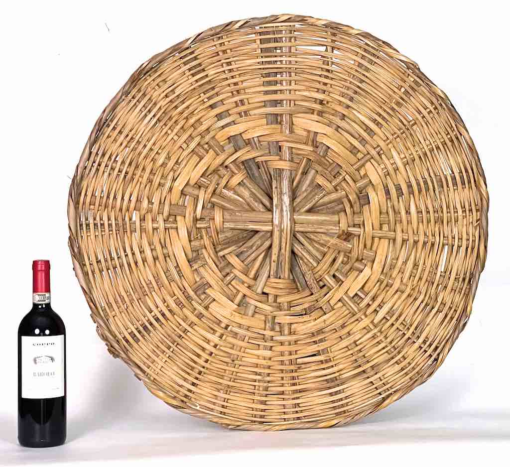XL Woven Palm Frond Basket Tray/Disk