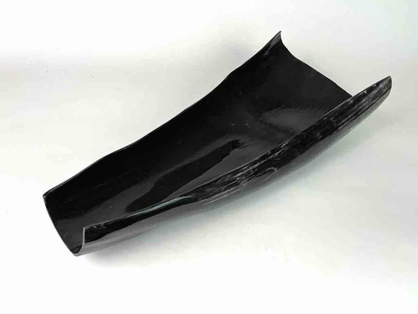 Large Ankole Cattle Horn Black Bowl - Uganda | 22.5" x 9.5"