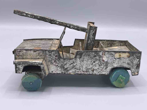 African Recycled Metal Can Toy Jeep Rocket Launcher - Burkina Faso