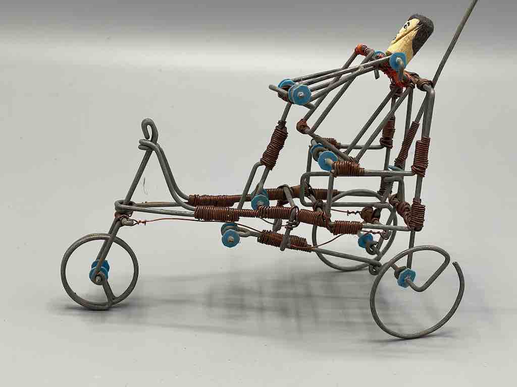 African Recycled Wire Handicapped Person Tricycle - Burkina Faso