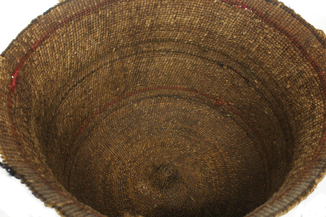 Vintage Kaguru Basket from Tanzania - 20" x 14"