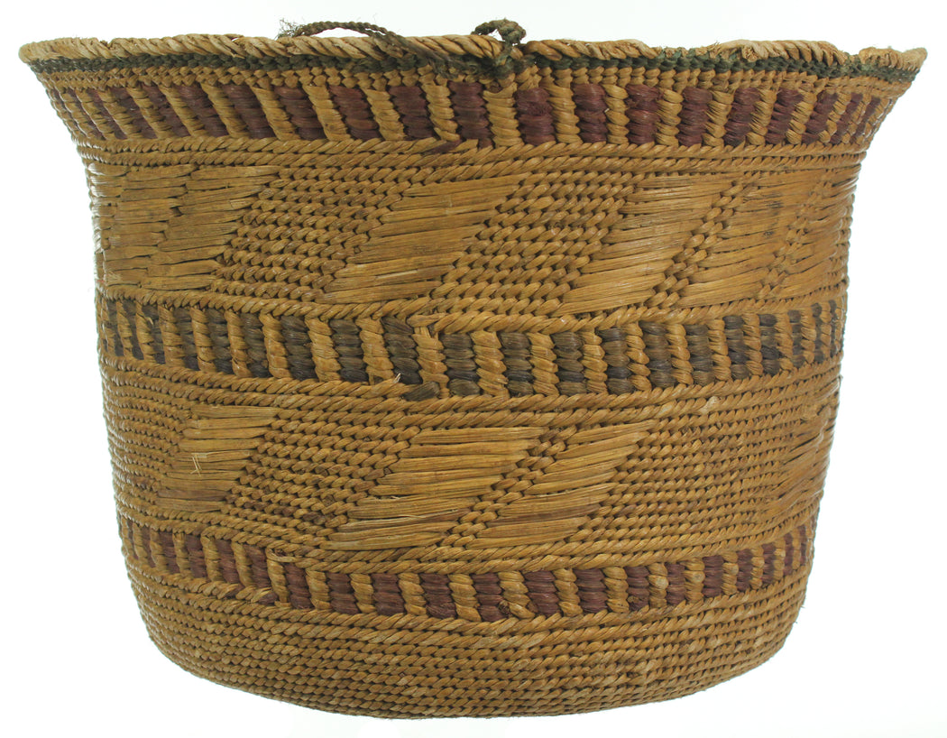 Vintage Kaguru Basket from Tanzania - 15" x 10.5"