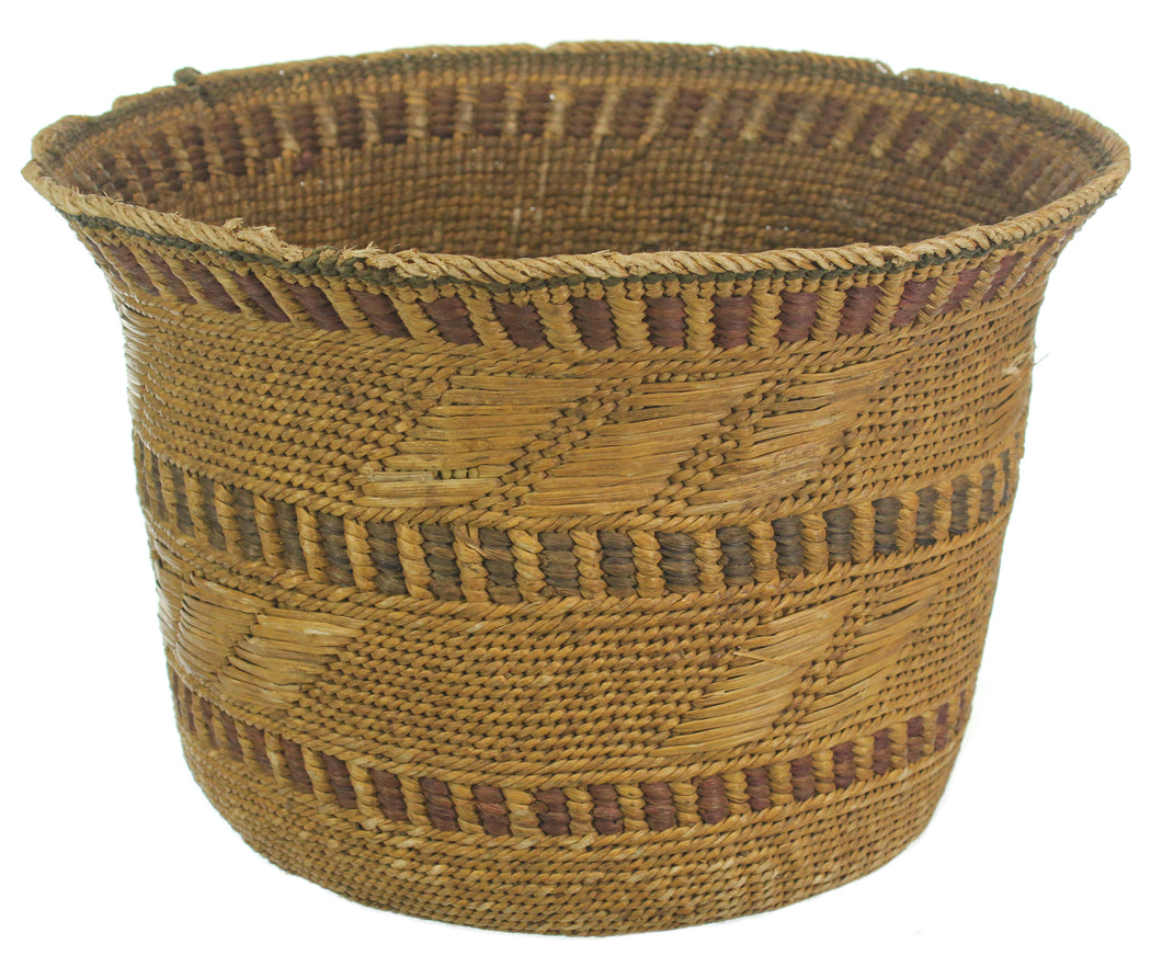 Vintage Kaguru Basket from Tanzania - 15" x 10.5"