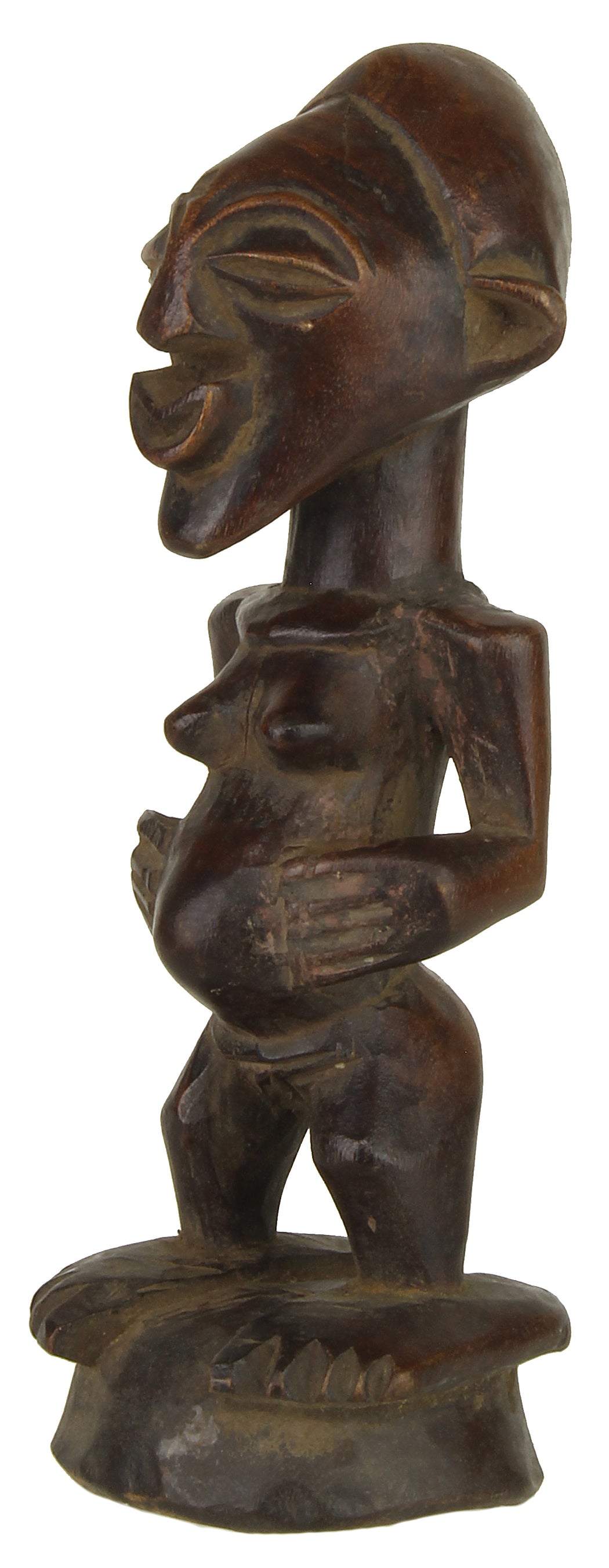 Songye Tribal Power Figure Statue of Congo | 7.5" - Niger Bend