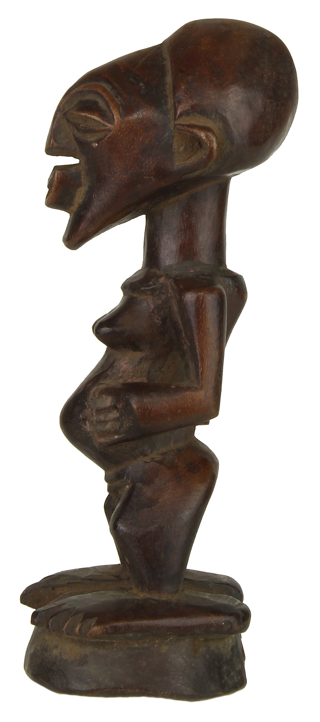 Songye Tribal Power Figure Statue of Congo | 7.5" - Niger Bend