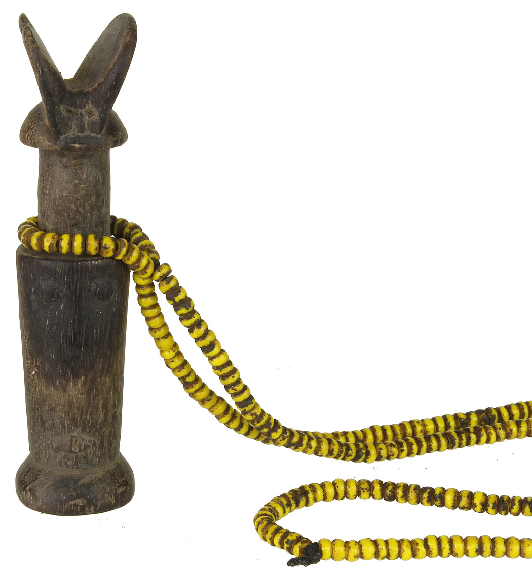 Zaramo/Kwere - Mwana Hiti - Fertility Doll Necklace of Tanzania | 3.25" - Niger Bend