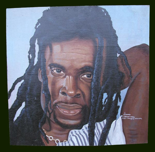 Commercial artist advertising sign – musician