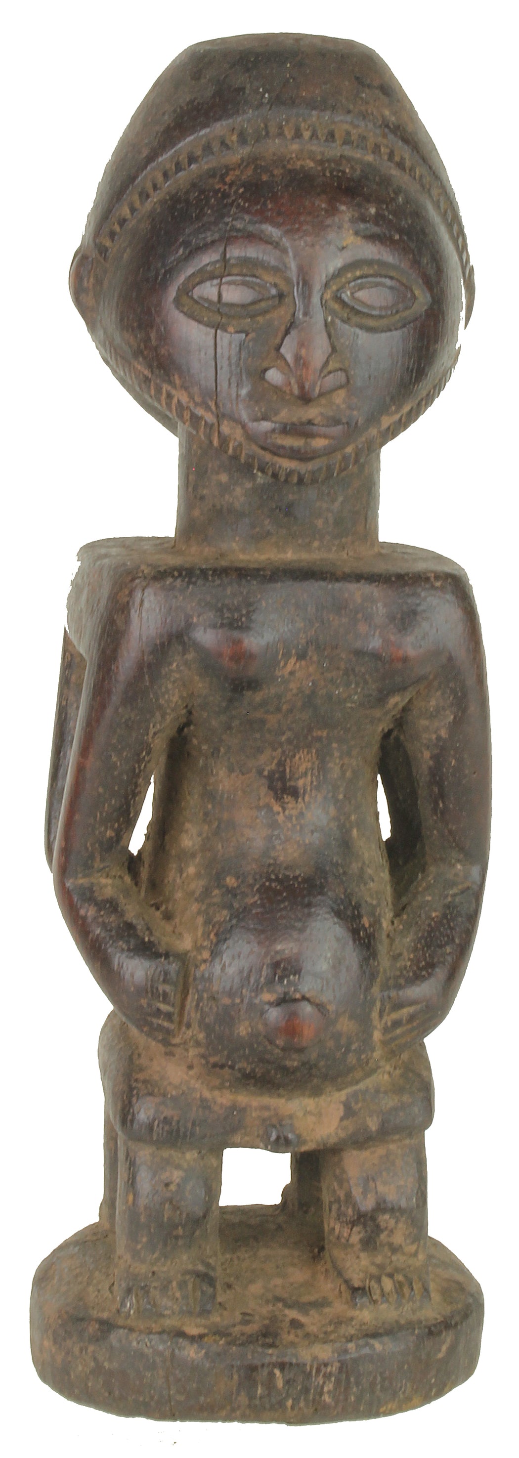 Luba Tribal Power Figure Statue of Congo | 9" - Niger Bend