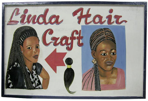 Large beauty salon sign