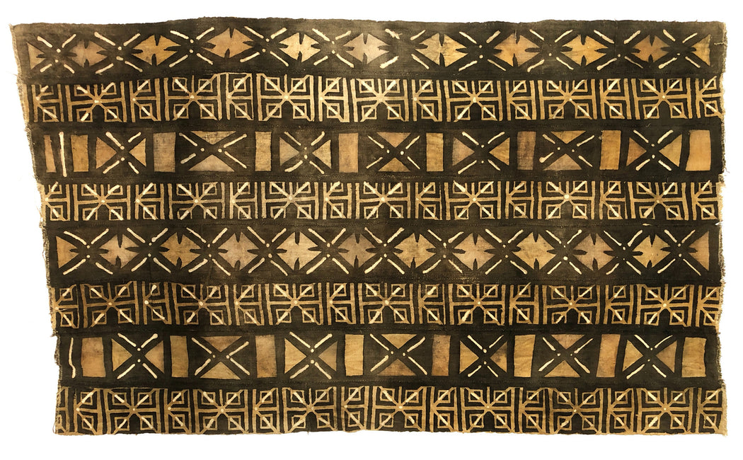 Vintage Mud Cloth Textile from Mali - 67" x 42" - Niger Bend