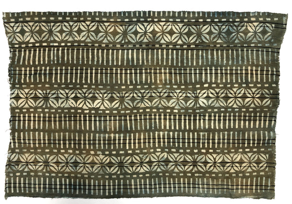 Vintage Mud Cloth Textile from Mali - 50" x 36" - Niger Bend