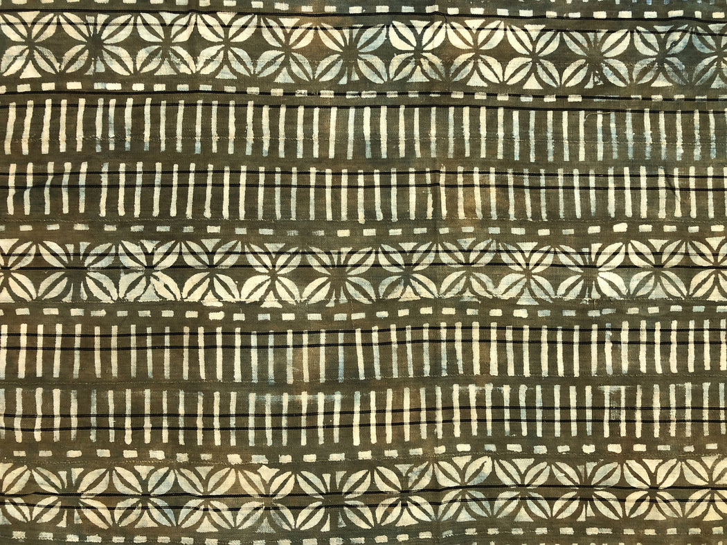 Vintage Mud Cloth Textile from Mali - 50" x 36" - Niger Bend