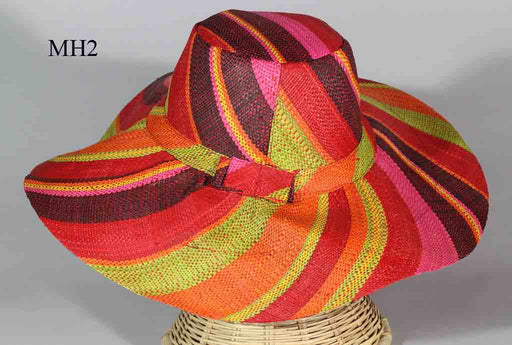 Lightweight Multicolor Raffia Ladies' Sun Fashion Wide Brim Hat