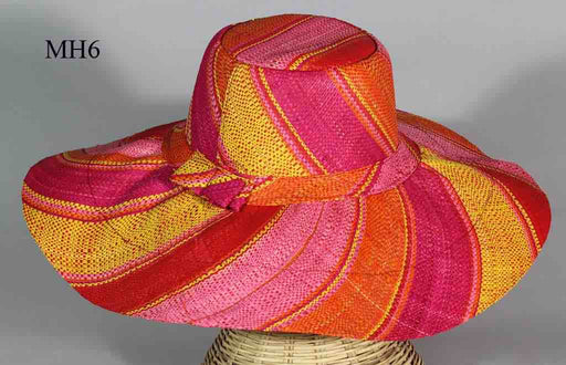 Lightweight Multicolor Raffia Ladies' Sun Fashion Wide Brim Hat