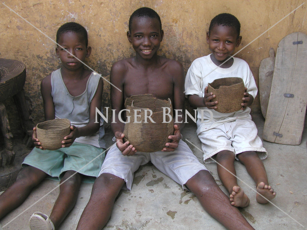 3 Boys Holding Bowls - Mali - (2272 x 1704) - Niger Bend