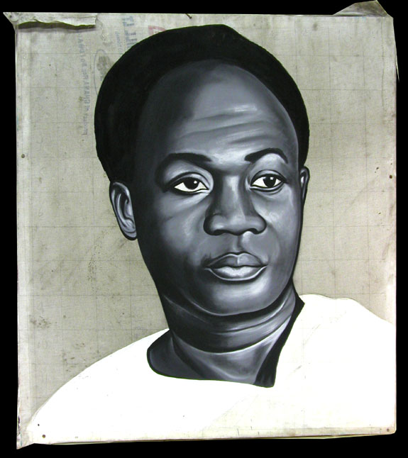 Black & White Advertising Portrait – Kwame Nkrumah