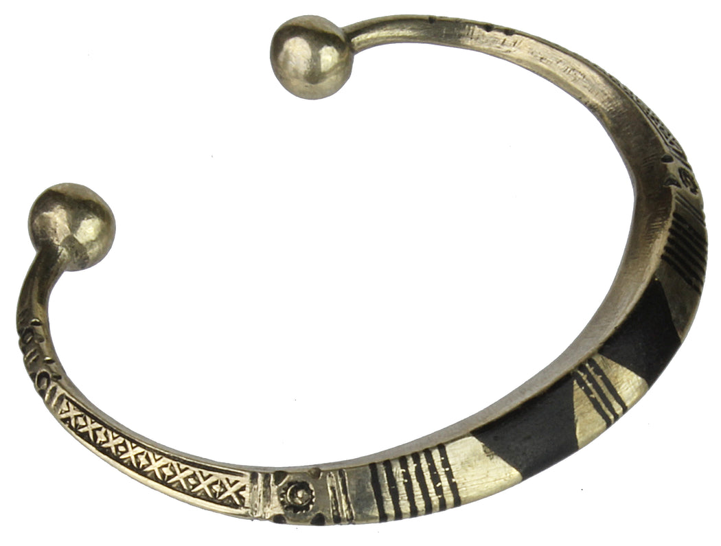 Niger Bend Tuareg Brass Bracelet - Niger Bend