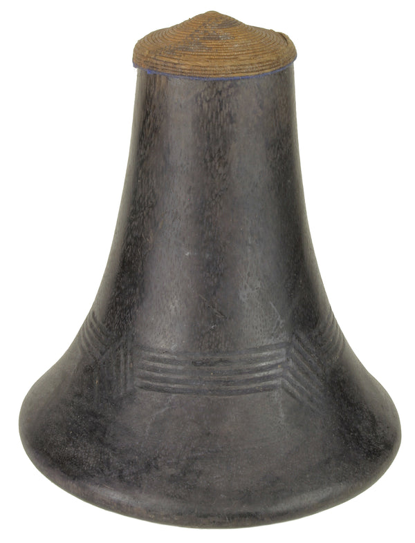 Vintage Hima Milk Container with Woven Top | 9" - Niger Bend