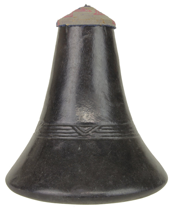 Vintage Hima Milk Container with Woven Top | 9" - Niger Bend