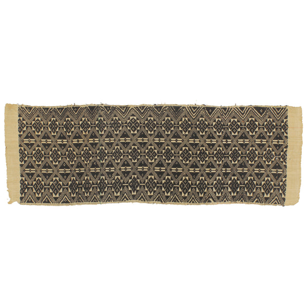 Vintage Black Tay Textile from Vietnam | 42" x 14" - Niger Bend