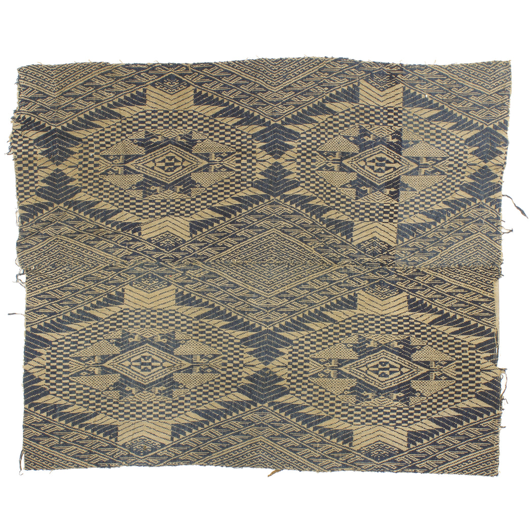 Vintage Black Tay Textile from Vietnam | 35" x 29" - Niger Bend