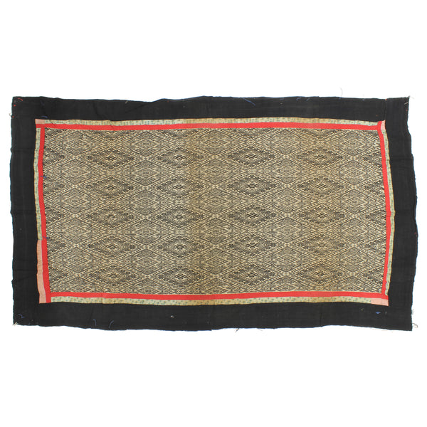 Vintage Black Tay Textile from Vietnam | 69" x 39" - Niger Bend