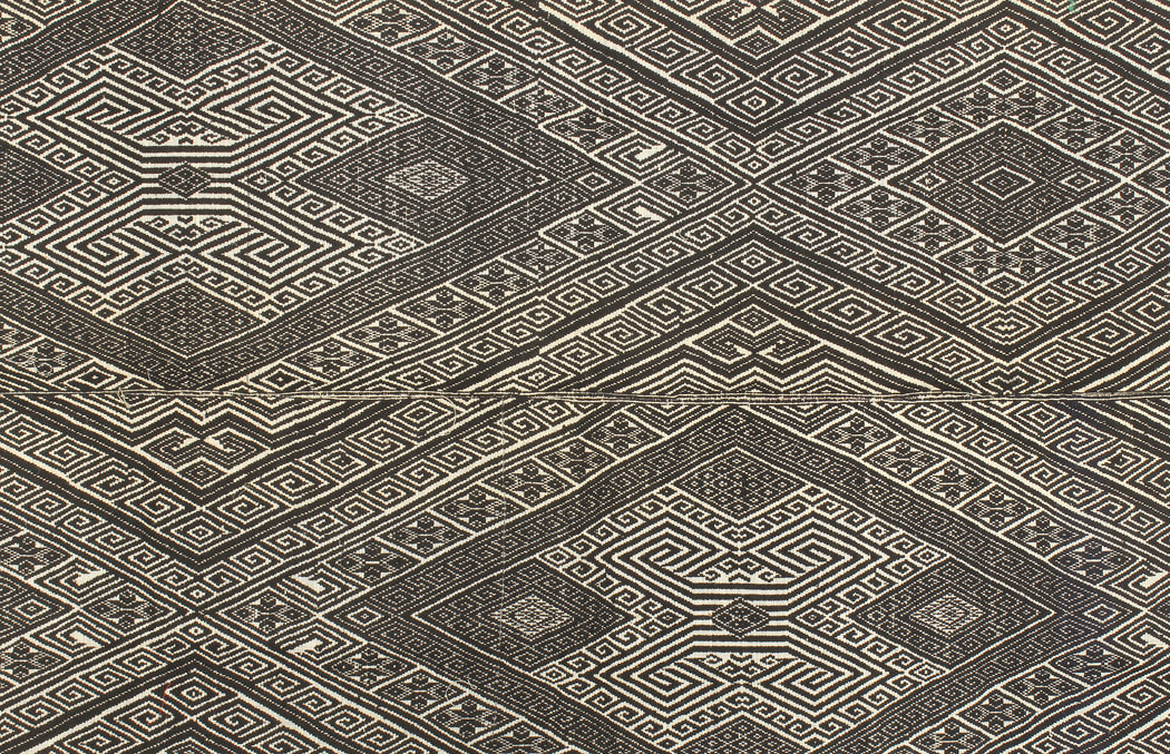 Vintage Black Tay Textile from Vietnam | 60" x 37" - Niger Bend