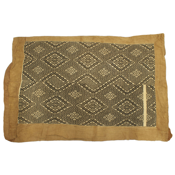 Vintage Black Tay Textile from Vietnam | 68" x 46" - Niger Bend