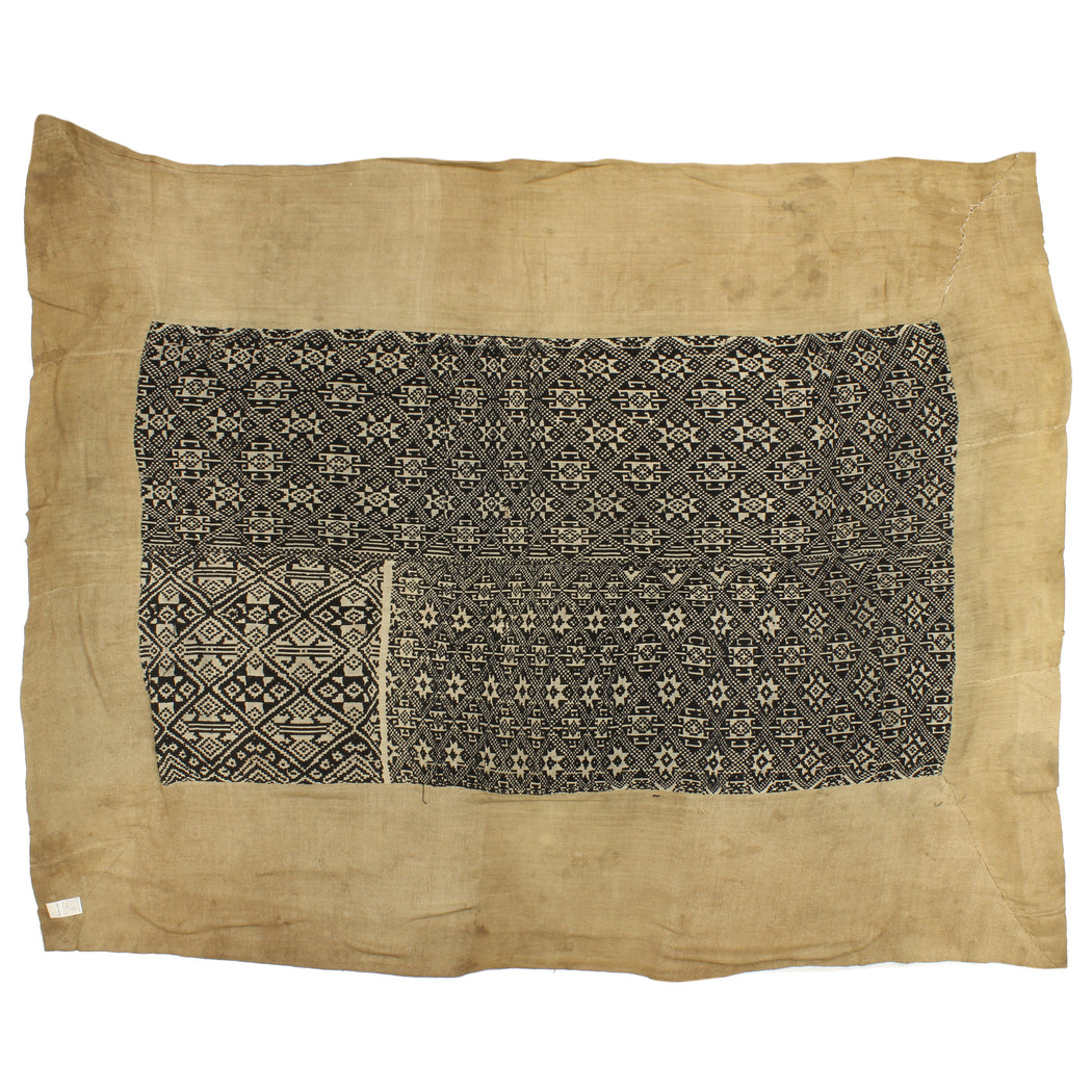 Vintage Black Tay Textile from Vietnam | 62" x 48" - Niger Bend