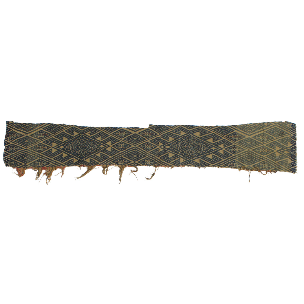 Vintage Black Tay Textile from Vietnam | 45" x 7" - Niger Bend