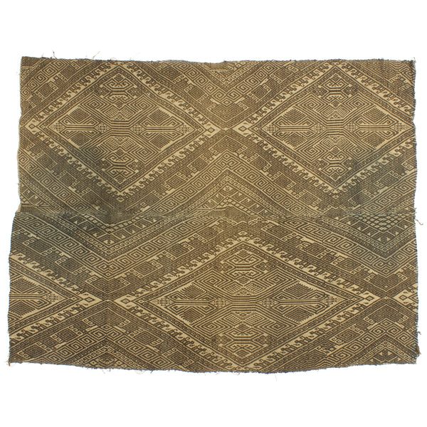 Vintage Black Tay Textile from Vietnam | 49" x 38" - Niger Bend