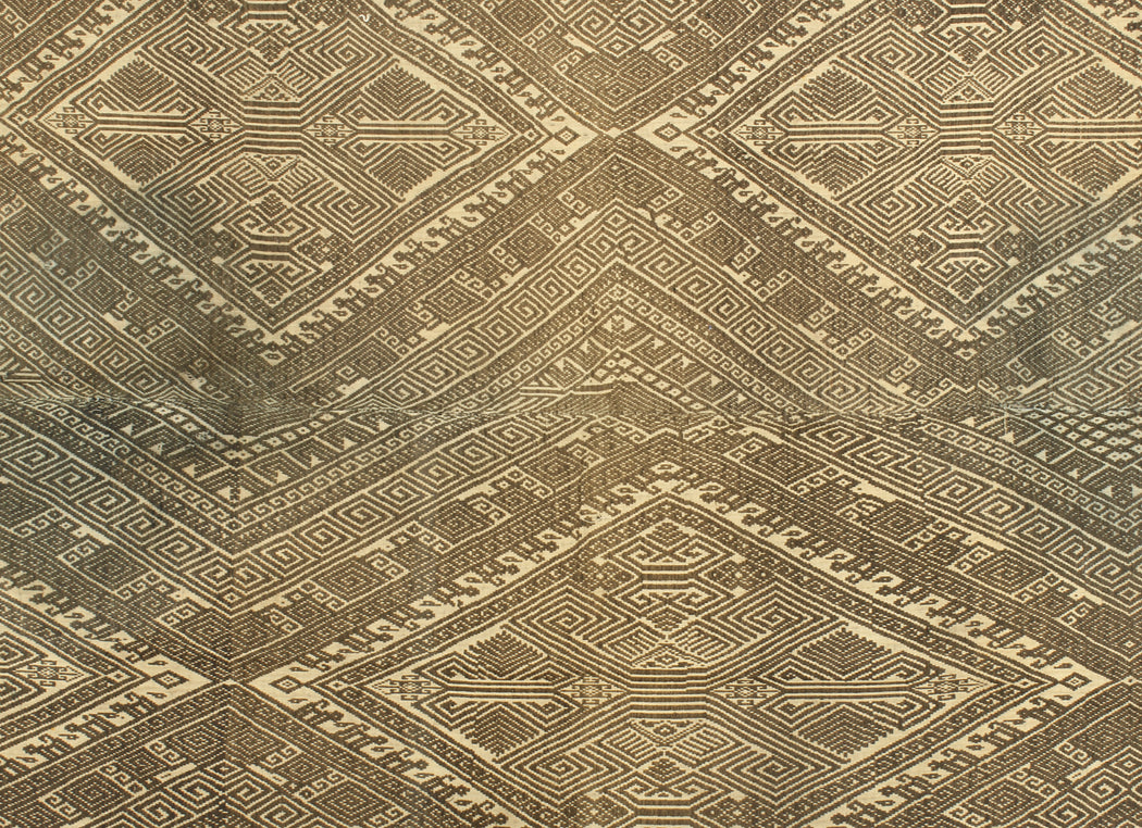 Vintage Black Tay Textile from Vietnam | 49" x 38" - Niger Bend