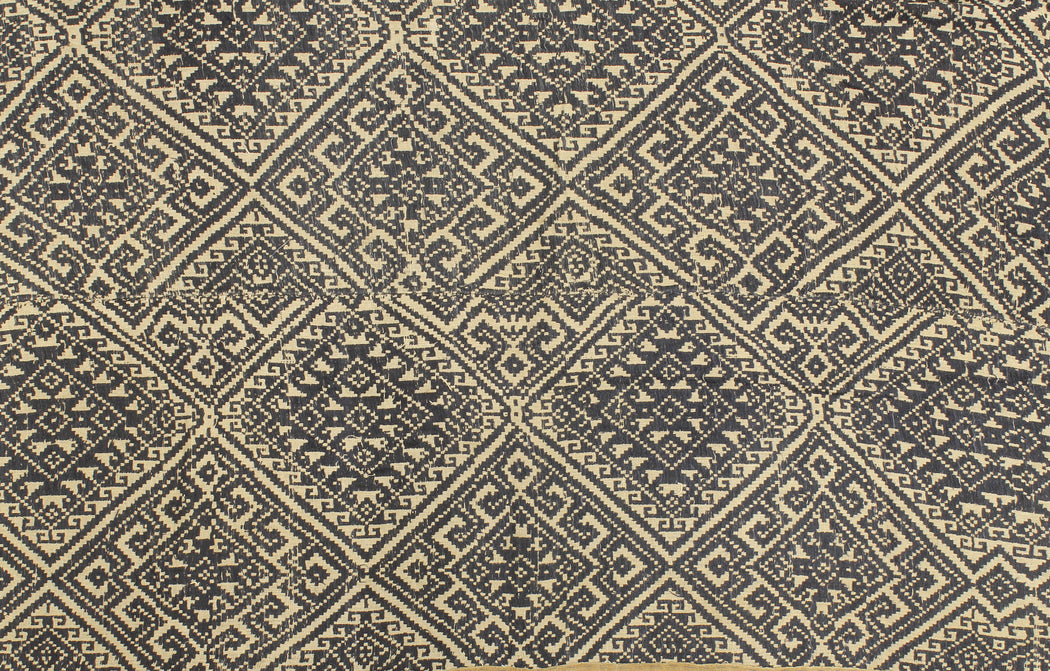 Vintage Black Tay Textile from Vietnam | 57" x 40" - Niger Bend