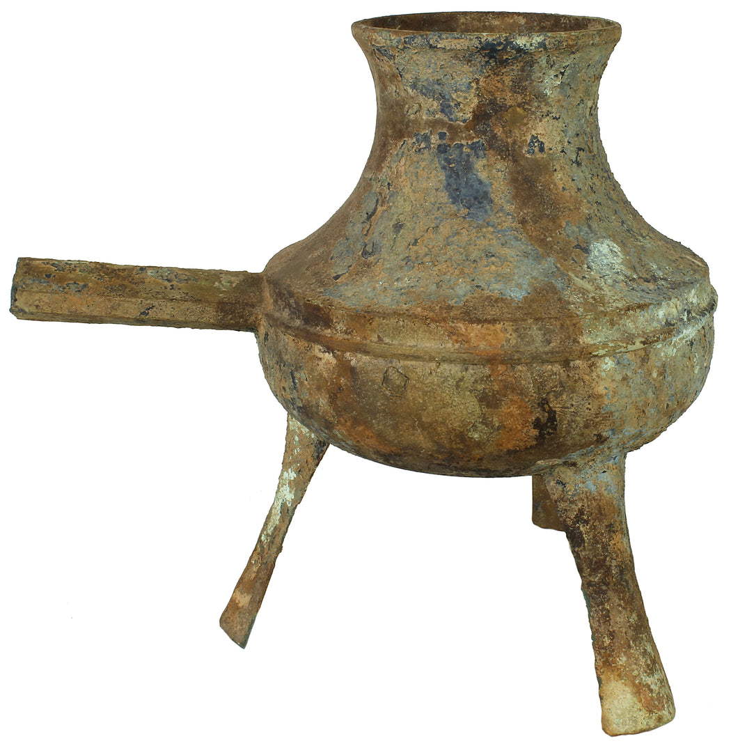 Historic Dong Son Bronze Pot Artifact from Bronze Age - 2000+ Years Old - Niger Bend