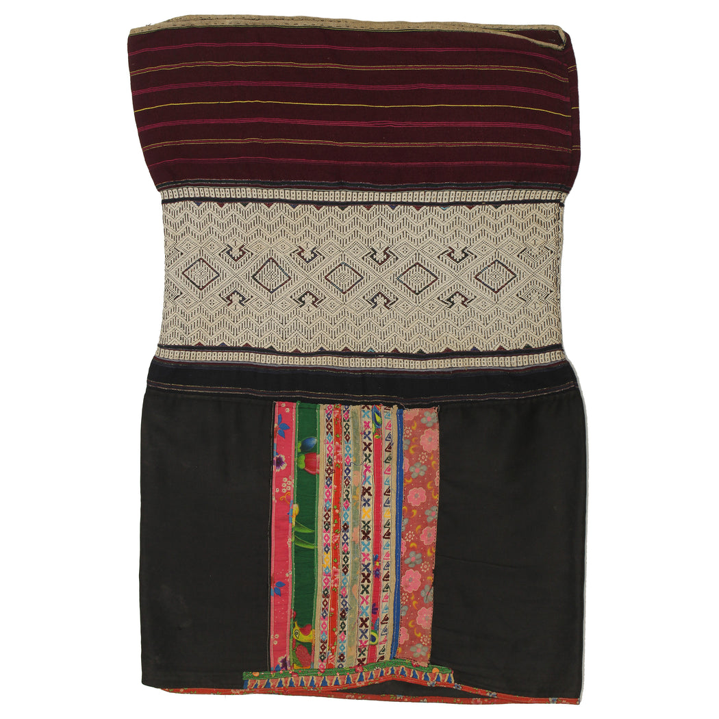 Vintage Ethnic Lu Skirt from Northern Vietnam | 34" x 22" - Niger Bend