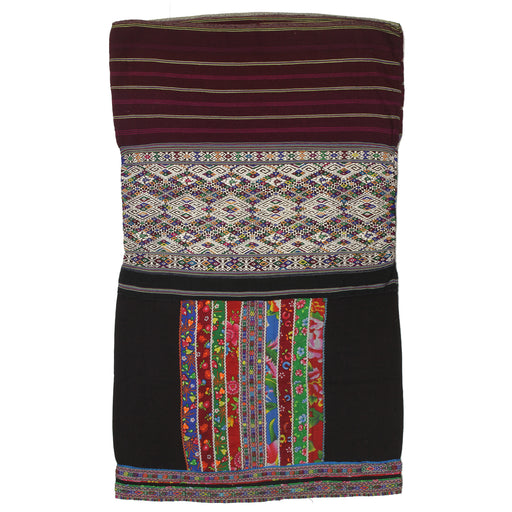 Vintage Ethnic Lu Skirt from Northern Vietnam | 37" x 23" - Niger Bend