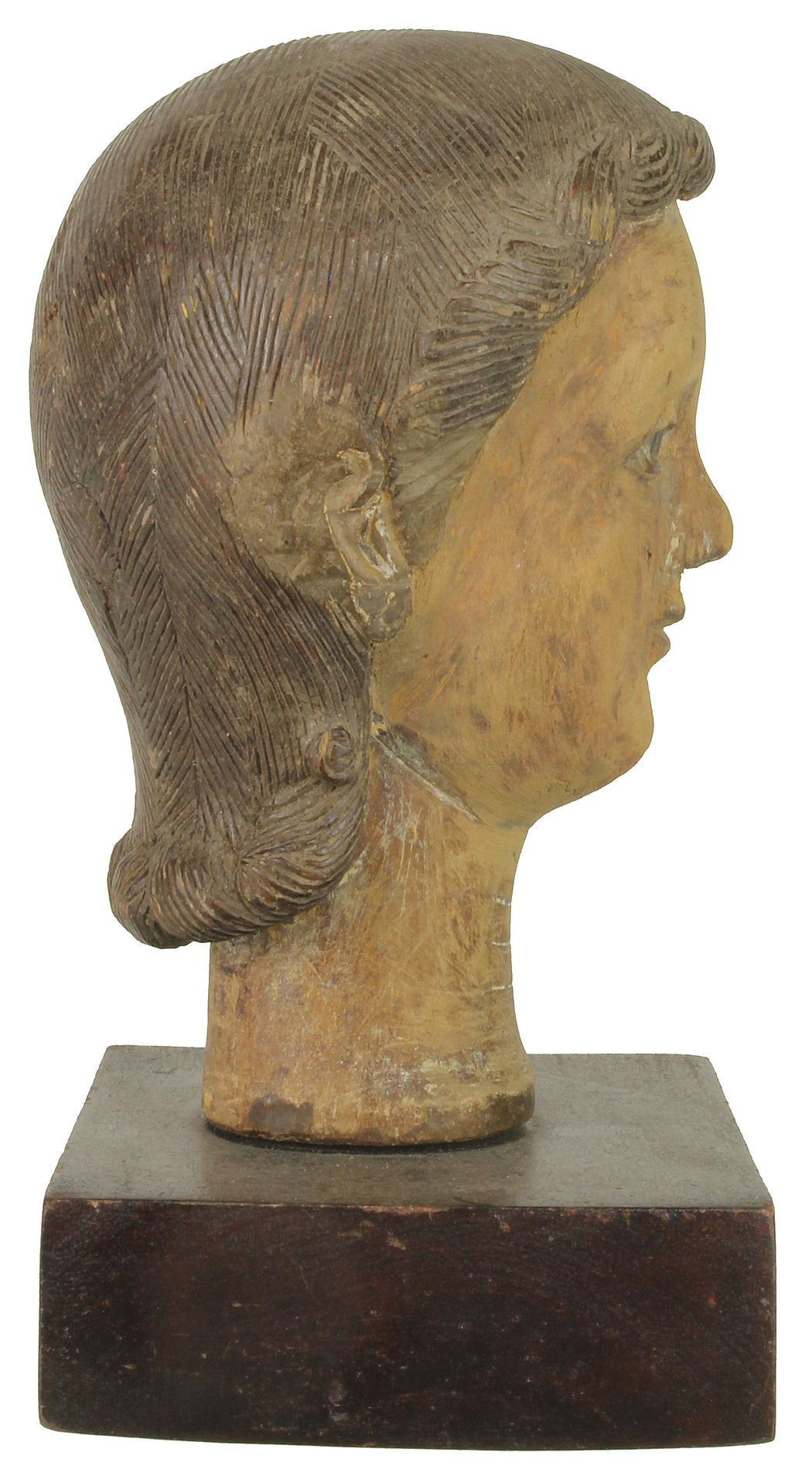 Antique Vietnamese Saint Figure Head | 7.5" - Niger Bend